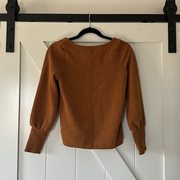 Madewell ottoman sqaure neck in autumn - Picture 10 of 16